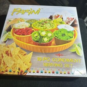 Parini 10-Piece Condiment Serving Set